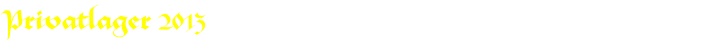 Privatlager 2013